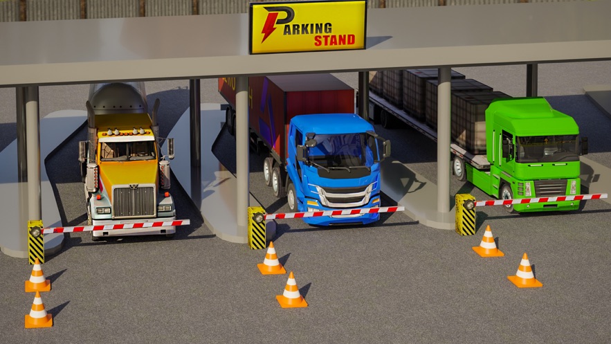 18轮卡车停车模拟