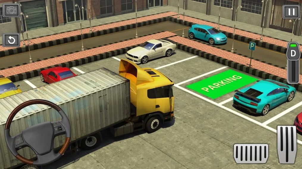 城市卡车停车场3D