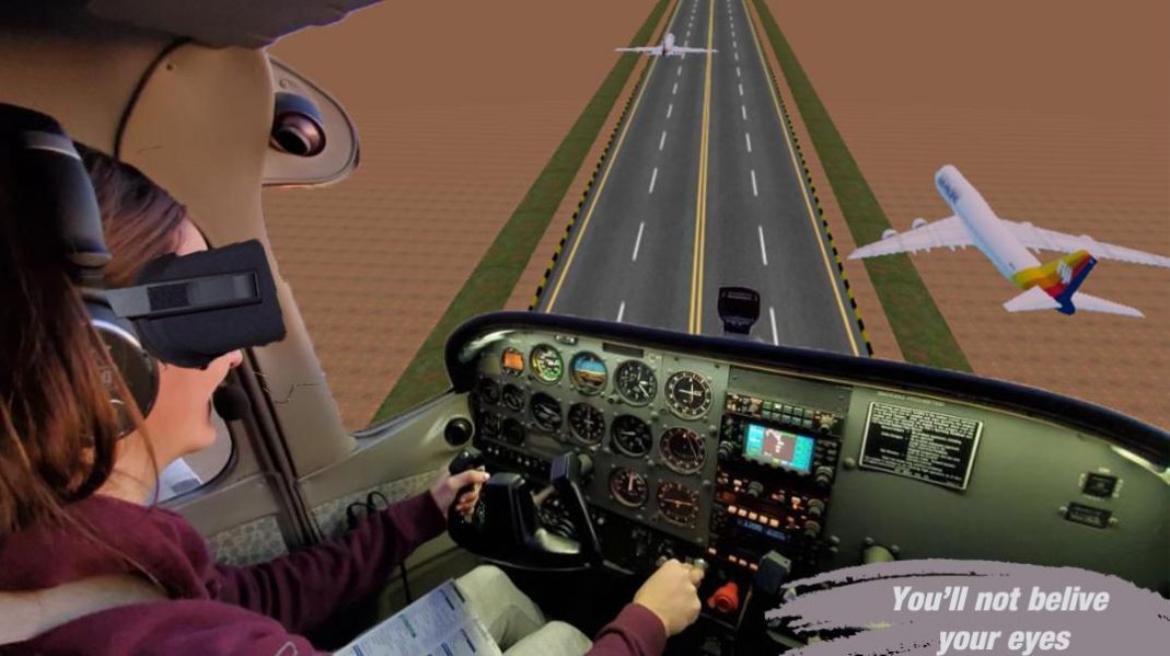 VR空客飞机驾驶模拟